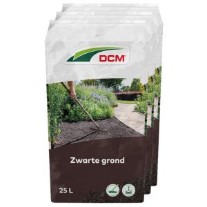 90 x 25L DCM Bemeste Zwarte Grond Vooraanzicht