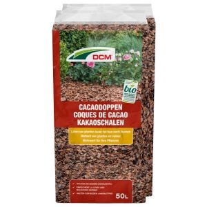 20 x 50L DCM Bio Cacaodoppen Vooraanzicht