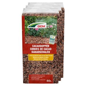 39 x 50L DCM Bio Cacaodoppen Vooraanzicht