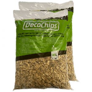 40 x 35L DecoChips Houtsnippers Naturel
