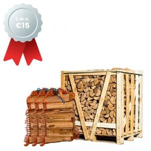 Halve pallet haardhout naar keuze + gratis aanmaakhout t.w.v. €15