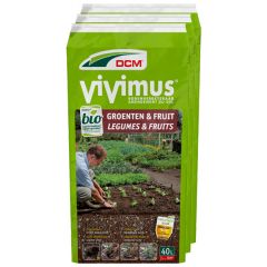 54 x 40L dcm bio vivimus® groenten & fruit vooraanzicht