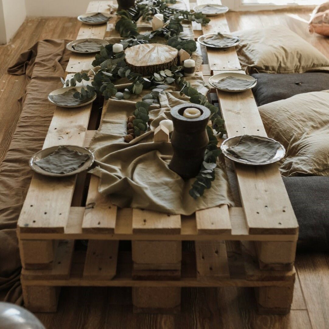 Tafel van pallet